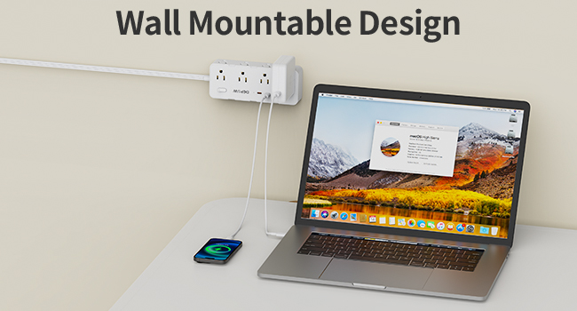 Ultra Thin power cord, Extension Cord, flat plug