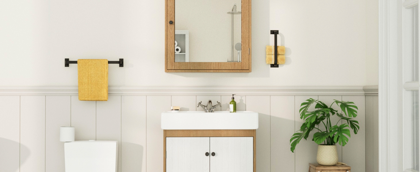 Mooche Bathroom Towel Bar, 16 inch