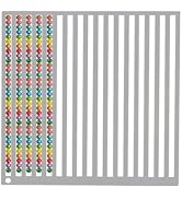 Flatro Stainless Steel Diamond Art Ruler, 1 Row Round Beads Alignment Tool Ruler for Diamonds Pai...