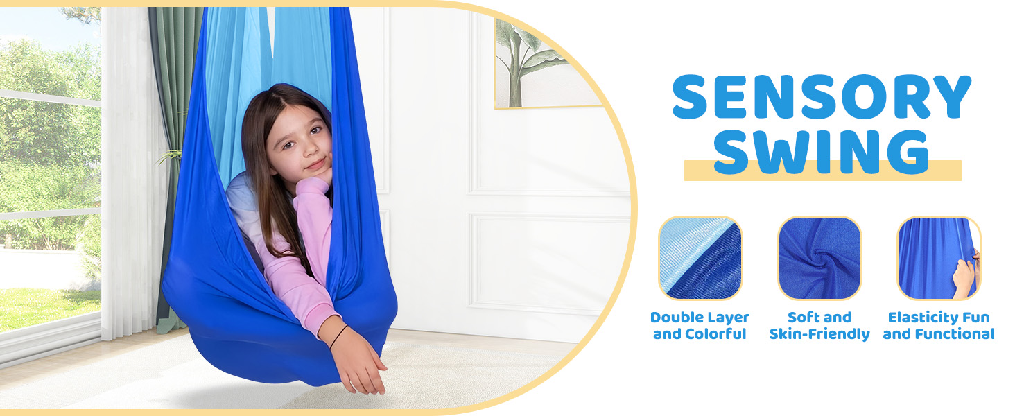 swing stand with sensory swing