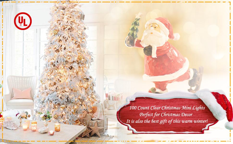 The stylish mini Christmas light set is the first choice for indoor, outdoor