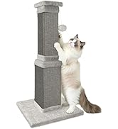 AGYM Cat Scratching Post, 32 Inch Cat Scratching Posts for Large Cats, Scratching Posts for Indoo...