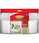 Command 10 Lb Large Organizing Caddy with 4 Strips, 9.91" x 3.38" x 5.15", Heavyweight Damage-Fre...