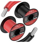 THLY 10 Gauge Silicone Wire UL3135 ROHS 15FT*2 Red and Black Wire 200 ? High Temp Wire 600V Tinne...
