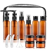 Cosywell Travel Size Bottles for Toiletries 15 2oz Pack TSA Approved Toiletry Bottles Leak Proof ...