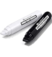 Bunnyclover Paint Markers Pens, 2 Pack of Black and White, Premium Permanent Acrylic Paint Pens M...