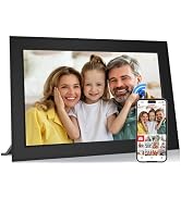 10.1 Inch Digital Picture Frames Smart WiFi Digital Photo Frame with 1280x800 IPS Touch Screen HD...
