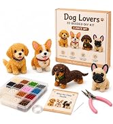 Daily Partner 3D Beaded Animal Kit, DIY Bead Making Set for Beading Craft, Tiny Animal Art for Ad...