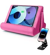 Sttargxing Universal Multi-Angle Tablet Holder - Soft Pad Stand with Net Pocket & Phone Stands fo...