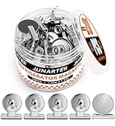 Junarter 20 Pack Refrigerator Fridge Magnets, Cute Magnet Clips for Fridge, Magnetic Magnet Clips...