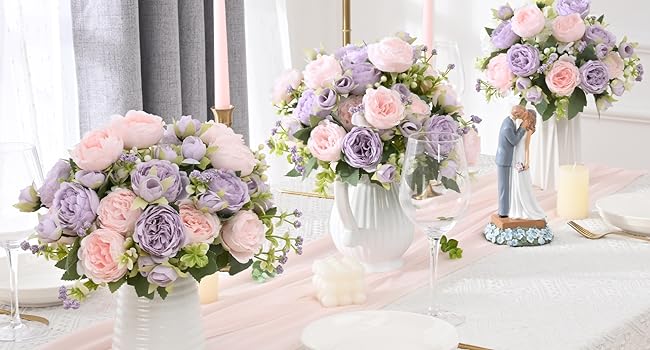 Peonies Artificial Flowers