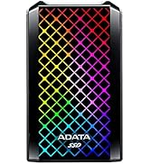 ADATA RGB SE900 1TB USB3.2 Gen2x2 Type-C Super Fast Transfer up to 2000MB/s Gaming and Personal E...