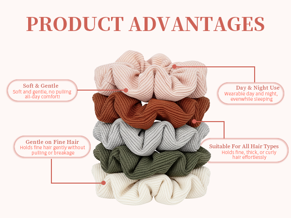 scrunchy hair ties