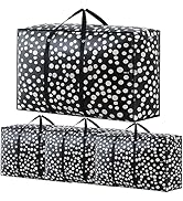 Heavy Duty Large Moving Bags, 162L Big Organizer Storage Bags With Durable Zipper, Water Resistan...