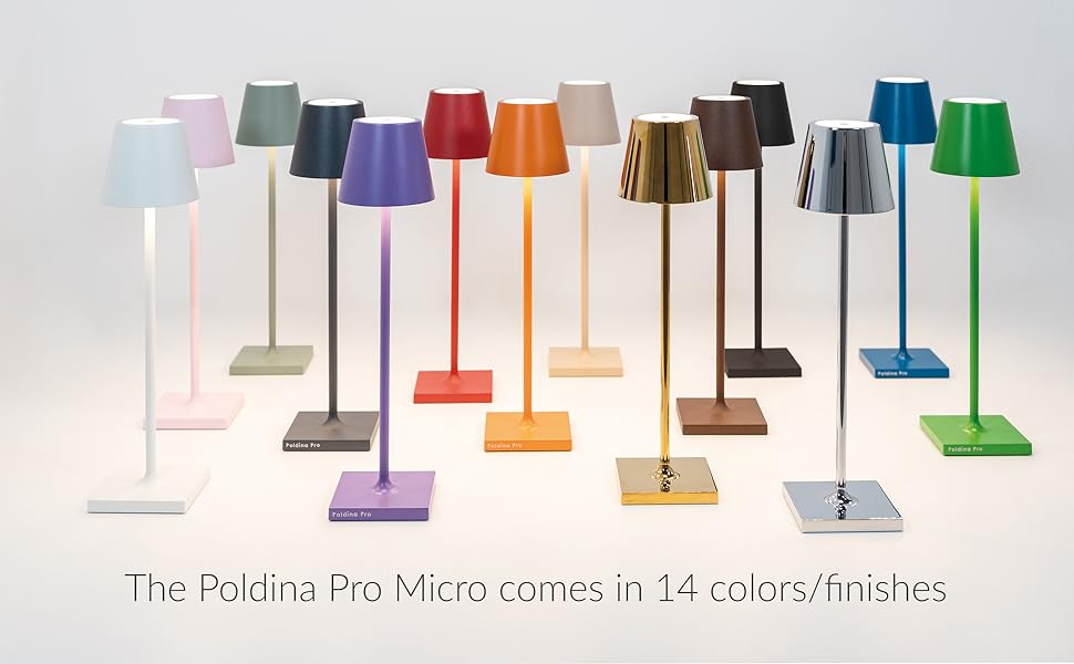 The Poldina Pro Micro comes in 14 colors/finishes