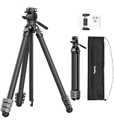 SmallRig Portable Travel Video Tripod, Carbon Fiber Compact Tripod for Outdoor Photography, 5kg L...