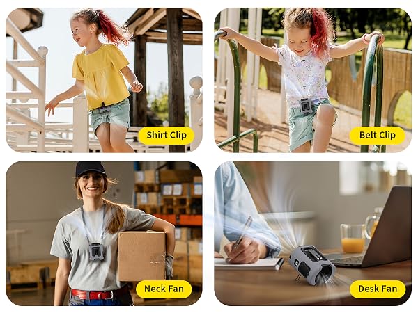 multifunctional outdoor waist fan