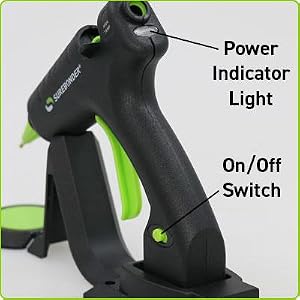 surebonder,cl-195f,cordless glue gun,cordless hot glue gun,glue gun cordless,detail tip,hot glue gun