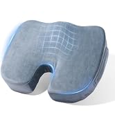 Dijialun Car Seat Cushion, Memory Foam Cushion Non Slip for Wheelchair, Cars, Desk, Gaming & Offi...