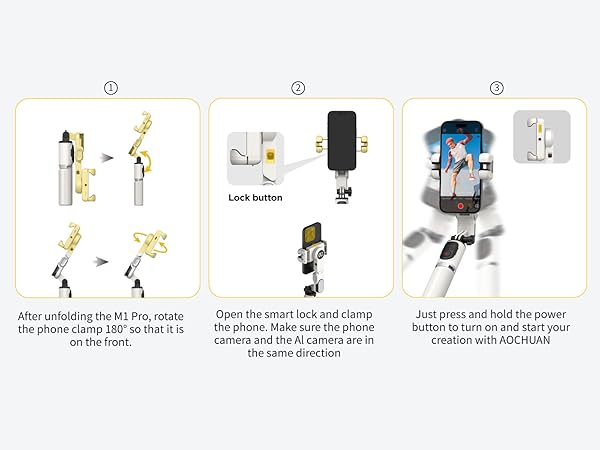 gimbal stabilizer for iphone gimbal tripod for cell phone selfie stick tripod