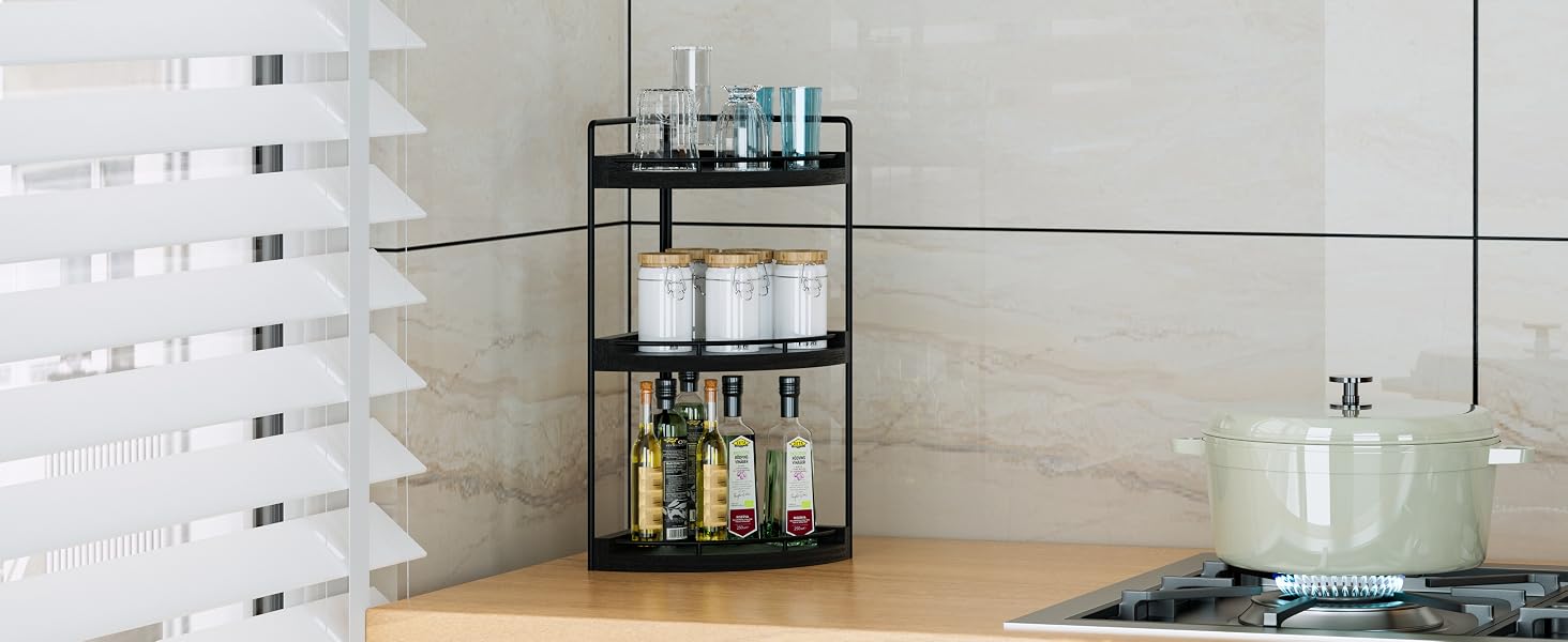 corner bathroom counter organizer