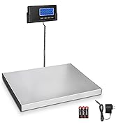 Fuzion Digital Shipping Scale for Packages 330lbs x 10g, Heavy Duty Weight Scale for Postage, Sta...