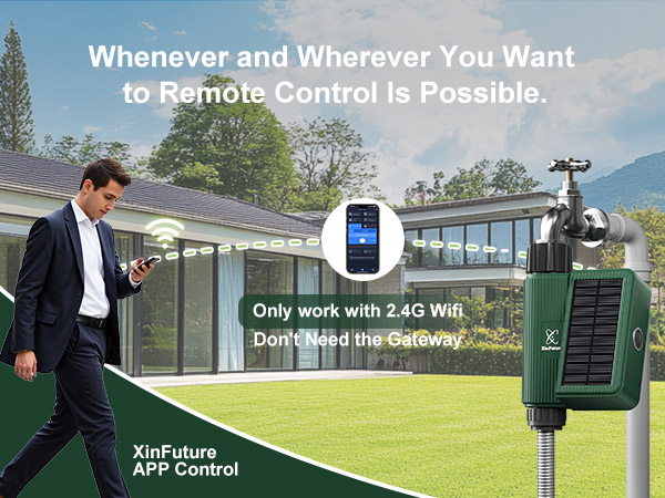 Smart WiFi Solar Sprinkler Timer
