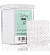 200 Pcs Glue Cleaning Cotton Pads Non-Woven Fabric Wipes Glue Wiping Cloth for Clean Lash Extensi...