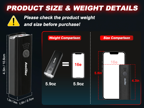 Size & Weight