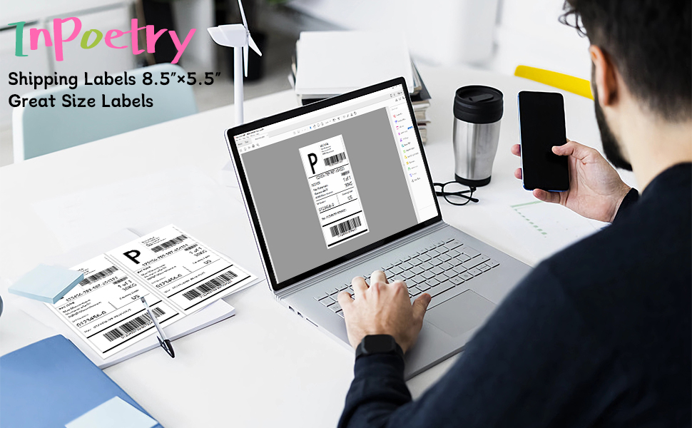 InPoetry Shipping labels