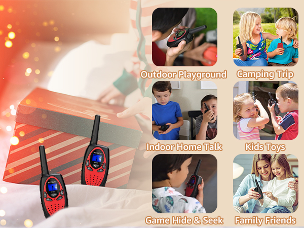 christmas gifts for boys and girls, outdoor toy walkie talkies for camping holiday trip