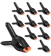 RELBRO Spring Clamps, 4.5 Inch Large Plastic Clips for Balloon Arch Backdrop Craft Decoration, He...