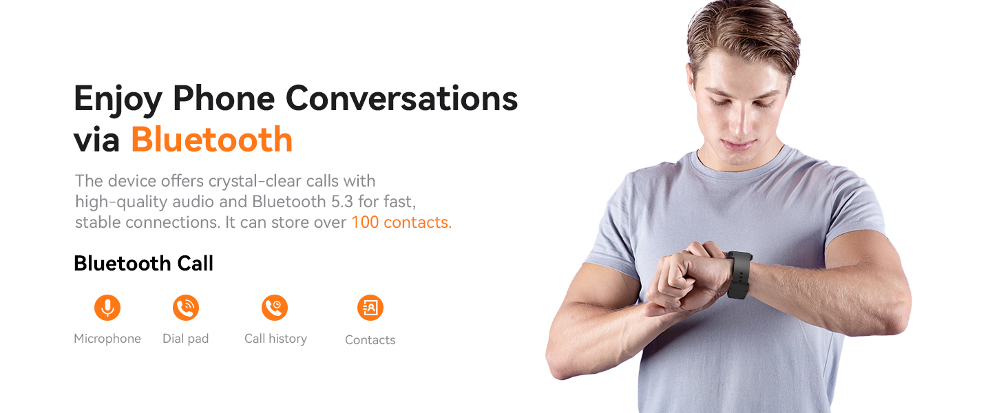 Bluetooth call smart watch