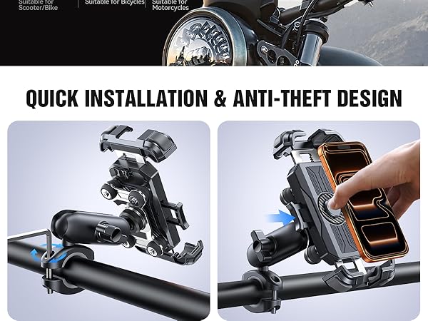 bike phone holder mount