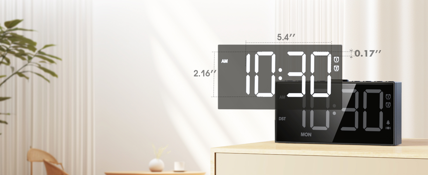 Alarm Clock Large Digits