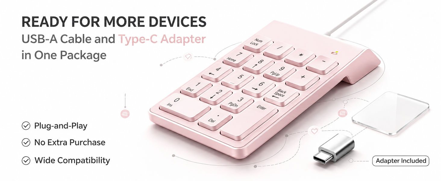 Numeric keypad