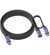 OkyLink 5M/15FT USB 3.0/3.2Gen1 to Micro-B Active Cable - 5Gbps A Male to Micro-B Male Data Trans...