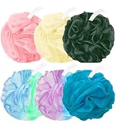 Amazerbst loofah,6 Pack Shower loofah loofah Sponge,50g Bath Sponge Body Scrubber for Women and Men