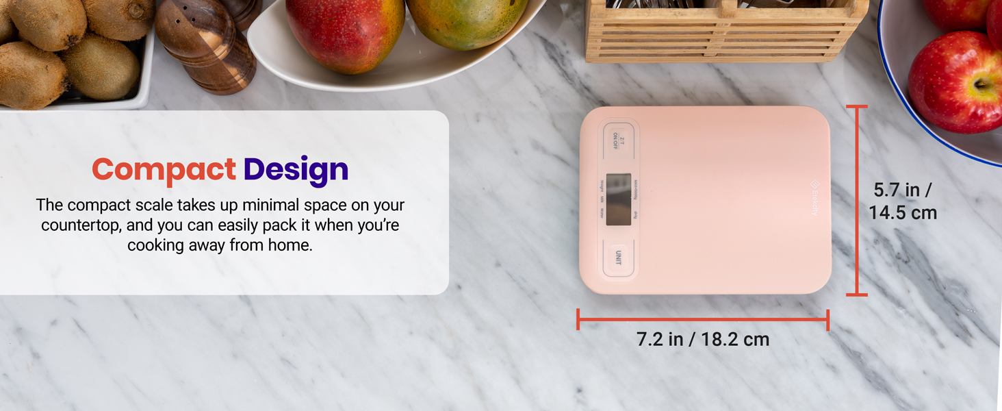 Great size to fit your kitchen's countertop perfectly.