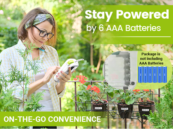 Vixic H1100 portable label maker stay powered by AAA batteries