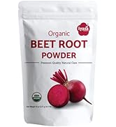 Organic Beet Root Powder, Plant Based, Vegan, Gluten Free Superfood, Boost Energy Blood Circulati...