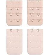 BEADNOVA Bra Extender 2 Hook Bra Back Clips Bra Strap Extender Bra Clasp (4pcs)