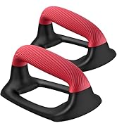 Kipika Push Up Bars, Pushup Stands With Thickened Soft Plastic Handle, Stable and Non-Slip Base, ...