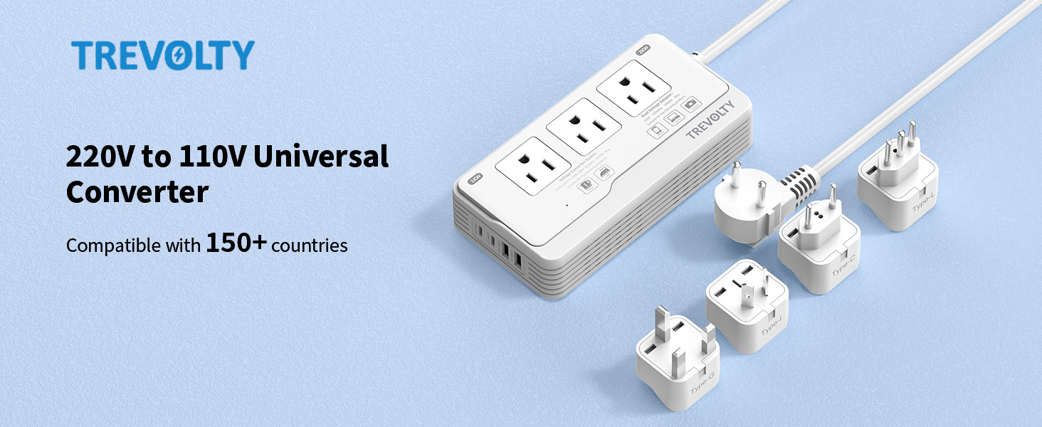 voltage converter for travel