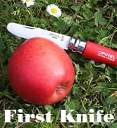 First Knife Red - dull tip safe for kids