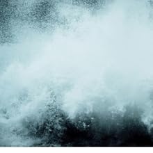 ocean spray to represent toilet spray from the toilet bowl when it is flushed