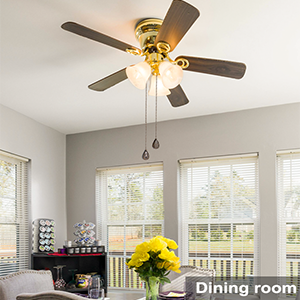 ceiling fan pull chain for diningroom