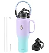 insulated water bottle with handle