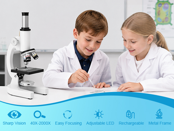 Biologial moncular microscope