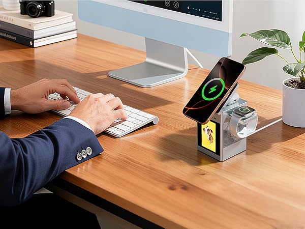 alarm clock with charger alarm clock with phone charger wireless charging alarm clock